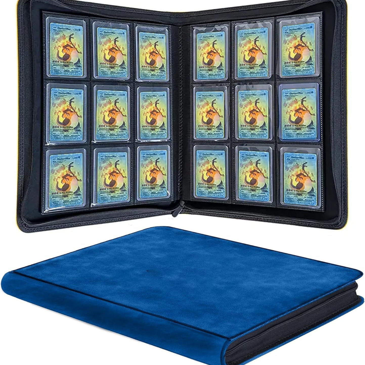 Pokemon Binder Card - Classeur de cartes TCG en daim