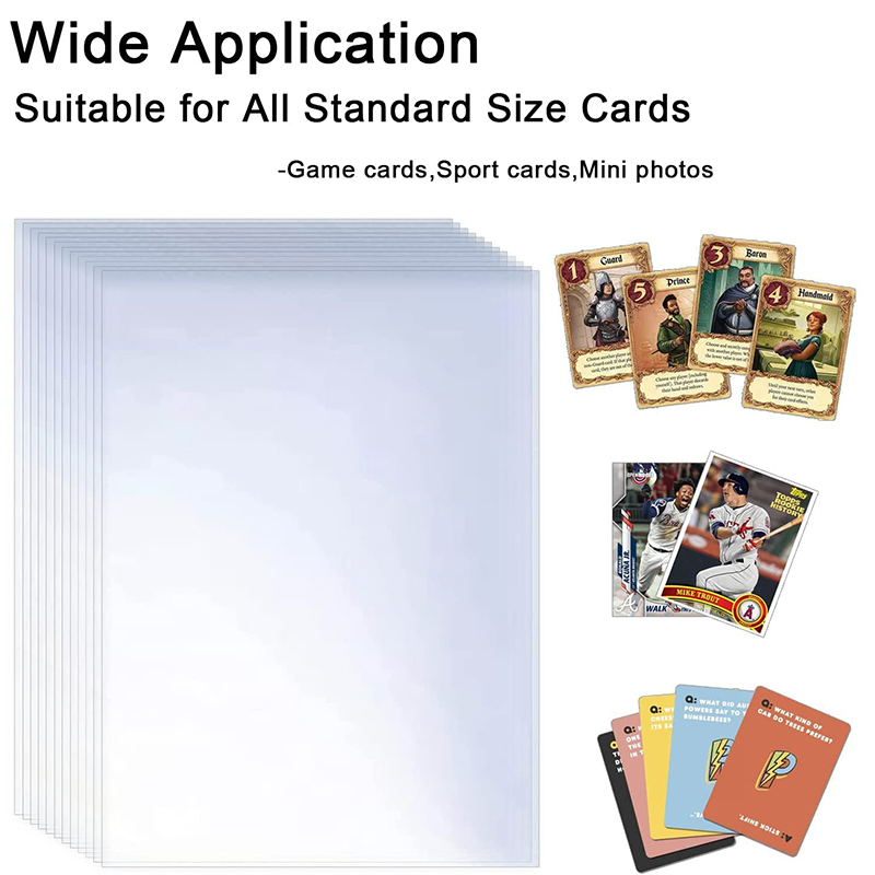 Card Penny Sleeve - Couverture transparente pour carte à jouer,
