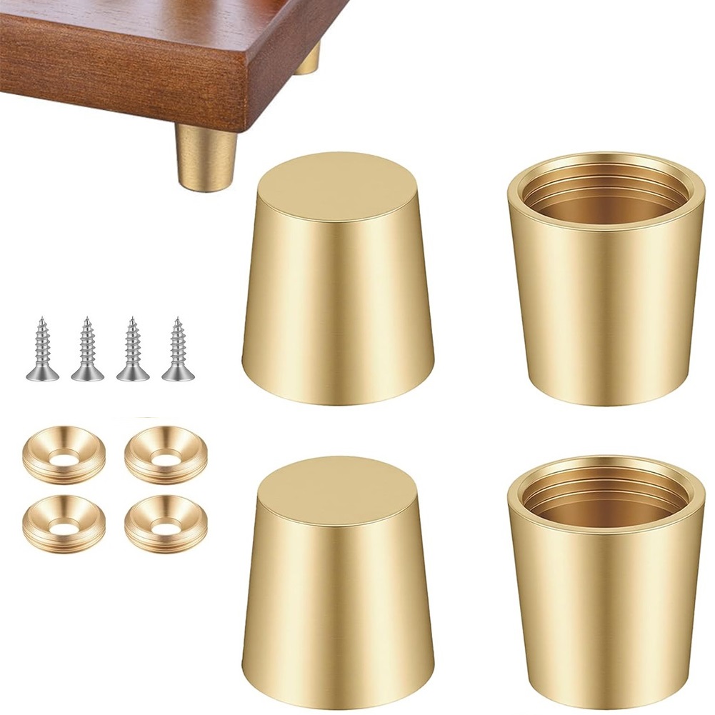 Display Risers Set - 4 pieds de support en laiton