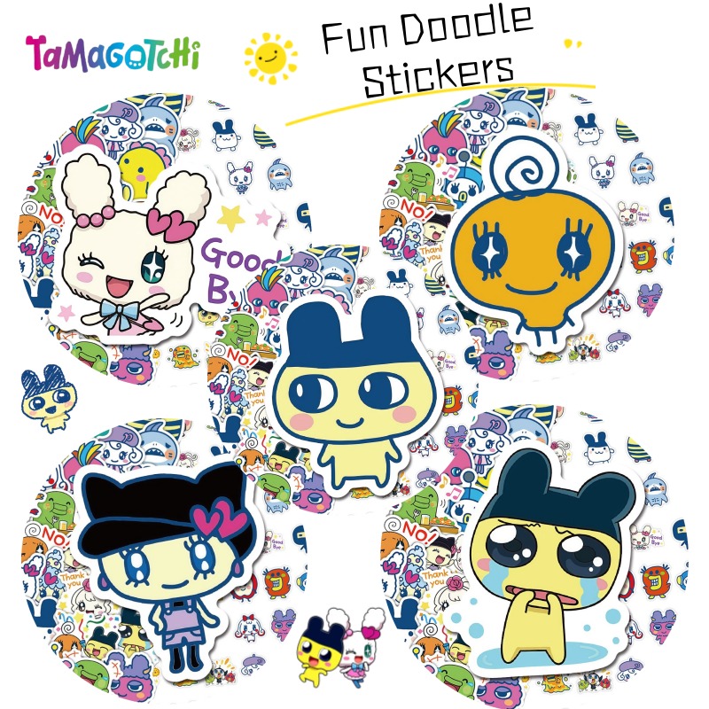 Bandai Model Tamagotchi - Nouvel autocollant créatif Bandai Tamagotchi Mametchi