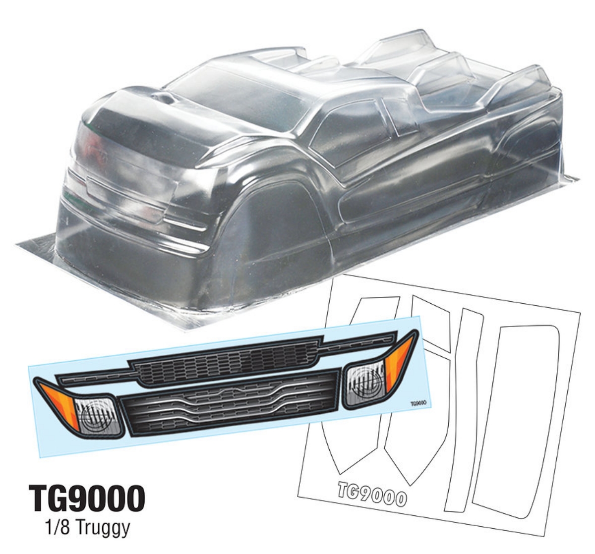 Carrosserie de Truggy TG9000 1 - Tamiya Model Paint Set avis et prix