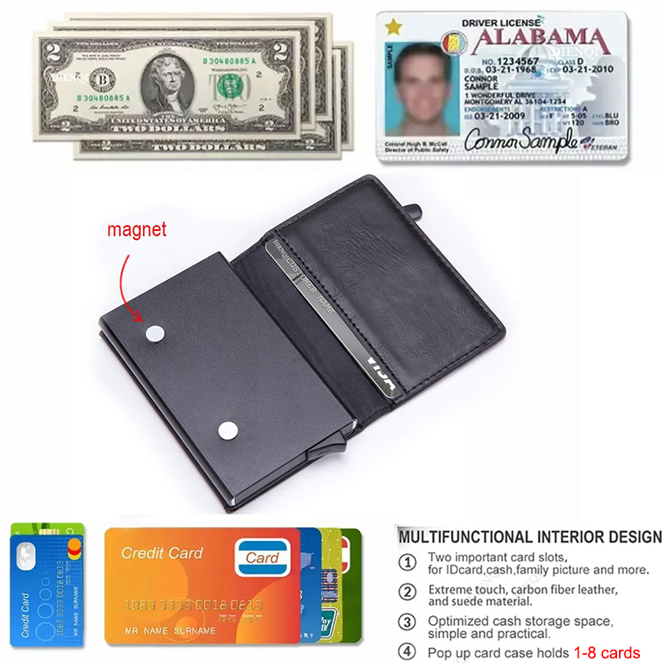 Portefeuille anti-RFID avec bl - Card Top Loader avis et prix